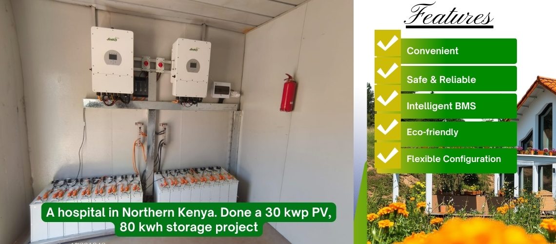 30 kwp PV, 80 kwh storage project
